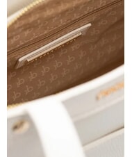 ROCCOBAROCCO GRACE Borsa a spalla con borchiette bianco - Borse Donna - 3