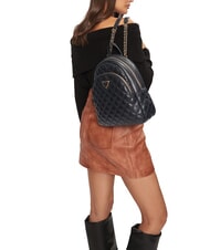 GUESS GIULLY Zaino trapuntato 2 scomparti NERO - Borse Donna - 4