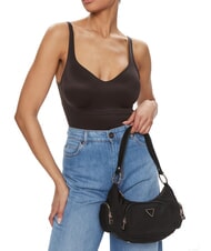 GUESS ECO GEMMA  Borsa a spalla NERO - Borse Donna - 3