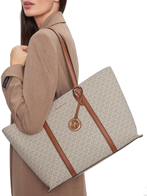 TEMPLE Borsa tote a spalla vanilla/acrn - Borse Donna