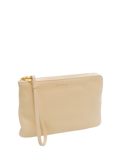 ALIAS Pochette in pelle martellata butter - Borse Donna