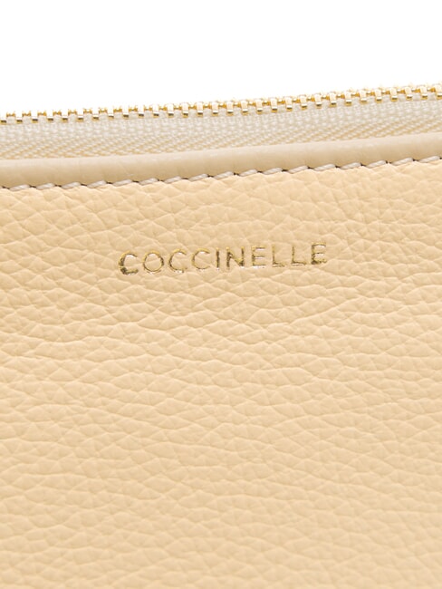ALIAS Pochette in pelle martellata butter - Borse Donna