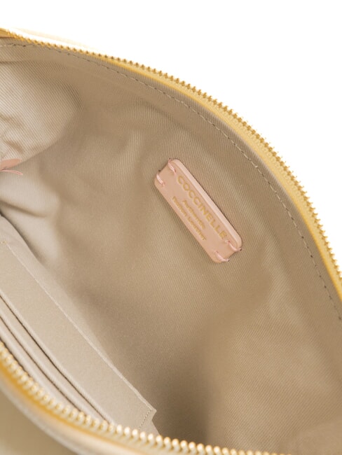 ALIAS Pochette in pelle martellata butter - Borse Donna