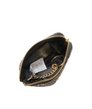 BORBONESE CLASSICA Astuccio portamonete con portachiavi OP/NATURALE/NERO - Portachiavi - 2