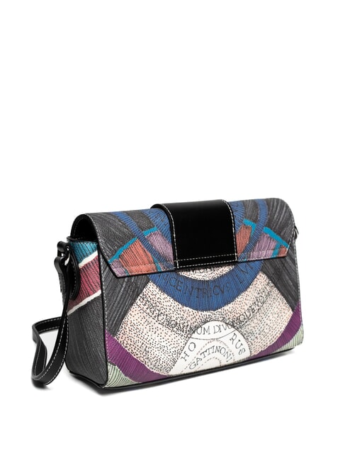 PLANETARIUM Borsa a tracolla con flap nocturne/black - Borse Donna