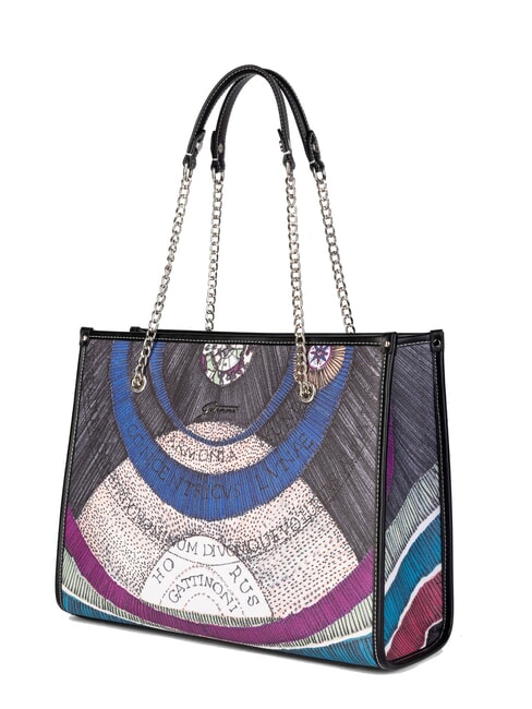 PLANETARIUM Borsa a spalla manici catena nocturne/black - Borse Donna