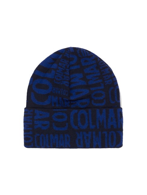 TURNER Berretto con risvolto logo all over airforce-cobalt - Cappelli