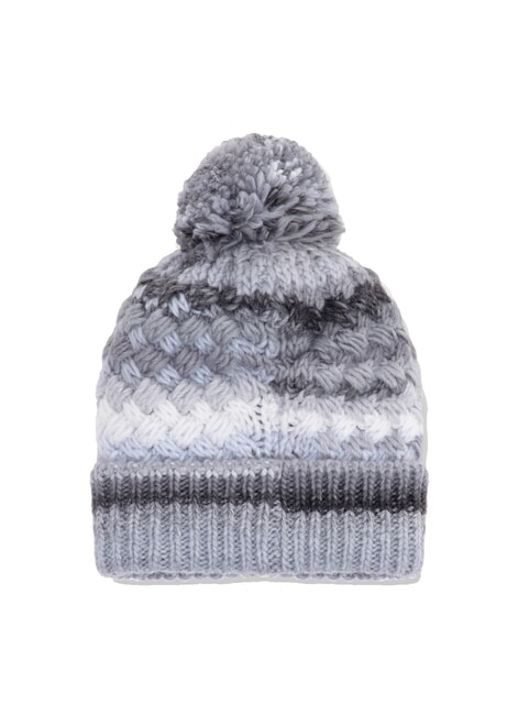 DEGRADE Cappello con pon pon cloud/antracite mela - Cappelli