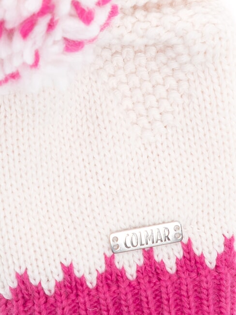 ARTHUR Cappello con pon pon white-framboise - Cappelli