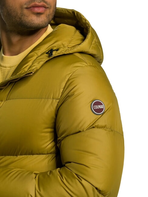 E CONCRETE Piumino con cappuccio licorice - Piumini Uomo