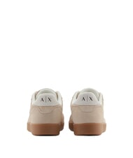 ARMANI EXCHANGE LEATHER Sneakers in pelle light mirage - Scarpe Donna - 3