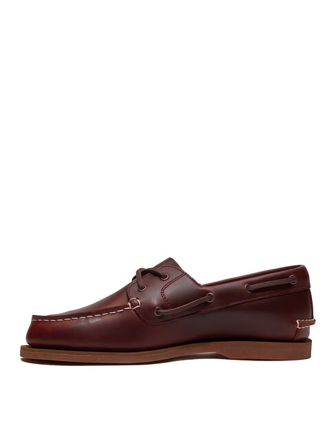 CLASSIC BOAT  Scarpe da barca in pelle burgundy fullgrain - Scarpe Donna