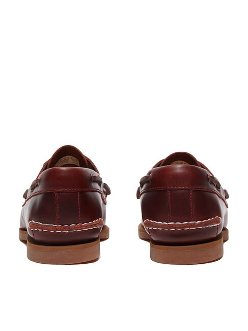 CLASSIC BOAT  Scarpe da barca in pelle burgundy fullgrain - Scarpe Donna