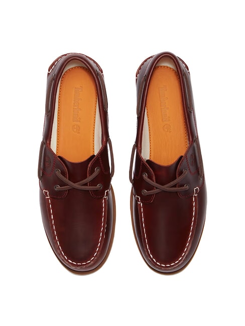 CLASSIC BOAT  Scarpe da barca in pelle burgundy fullgrain - Scarpe Donna
