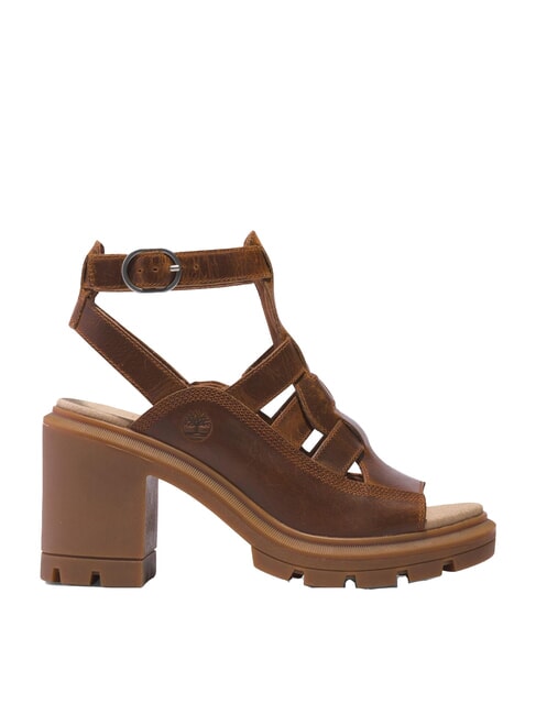 ALLINGTON Sandali alti in pelle rust full grain - Scarpe Donna