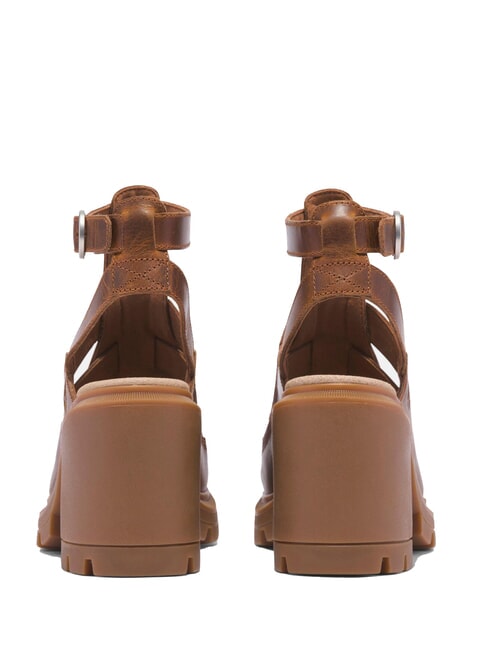 ALLINGTON Sandali alti in pelle rust full grain - Scarpe Donna