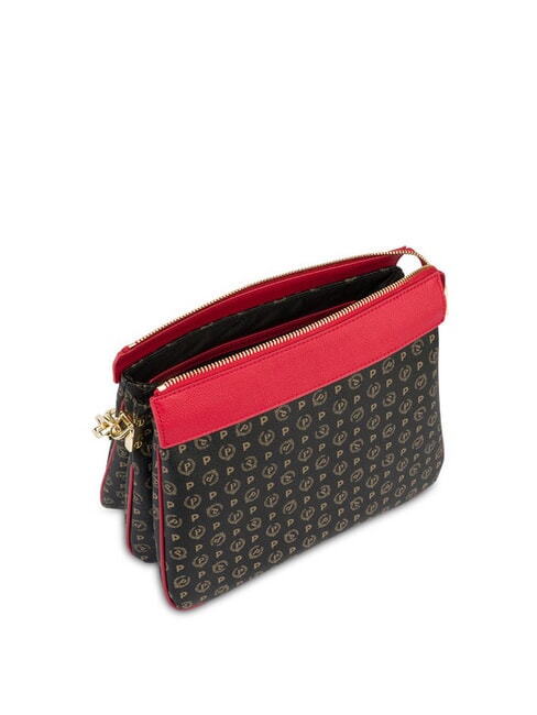 HERITAGE CLASSIC Borsa a spalla con tracolla nero lacca - Borse Donna