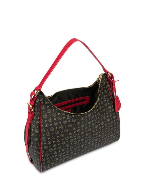 HERITAGE  Borsa a spalla nero lacca - Borse Donna