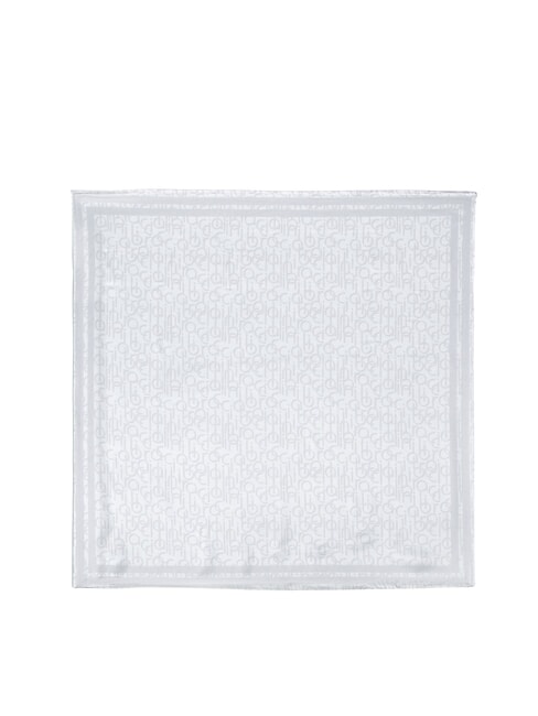 LOGO ALL OVER Foulard stampato bianco - Sciarpe