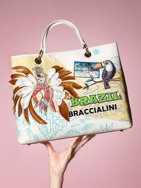 CARTOLINE Brazil Borsa a mano, con tracolla multi - Borse Donna