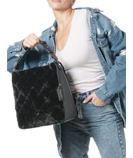 BRACCIALINI ICONS Hobo Borsa a spalla nero - Borse Donna - 4