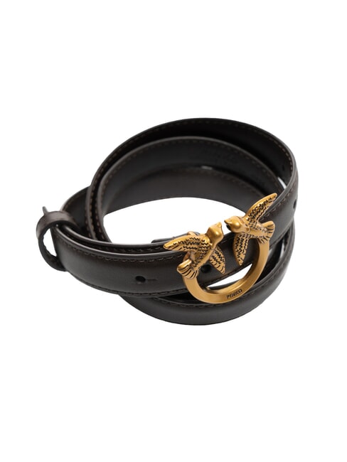 LOVE BERRY Cintura in pelle moro-antique gold - Cinture