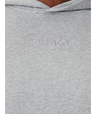 PINKO MAKAMBA Felpa con cappuccio grigio pioggerella - Felpe Donna - 6
