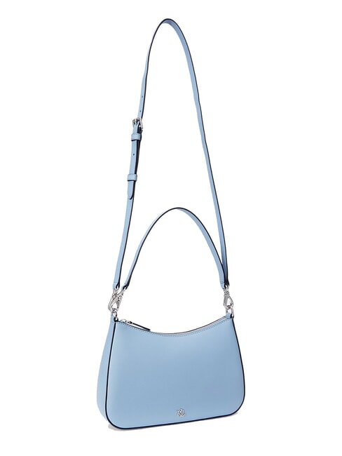 DANNI Borsa a spalla, con tracolla, in pelle sky blue - Borse Donna