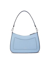 RALPH LAUREN DANNI Borsa a spalla, con tracolla, in pelle sky blue - Borse Donna - 3
