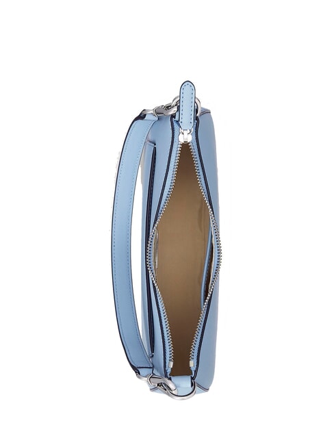 DANNI Borsa a spalla, con tracolla, in pelle sky blue - Borse Donna
