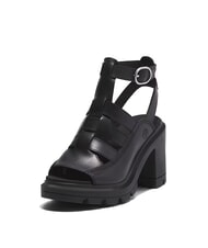 TIMBERLAND ALLINGTON Sandalo fisherman alto black full grain - Scarpe Donna - 4