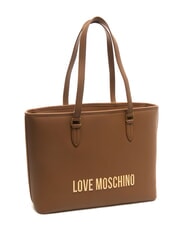 LOVE MOSCHINO BOLD LOVE Borsa shopping a spalla cammello - Borse Donna - 2