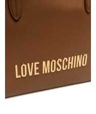 LOVE MOSCHINO BOLD LOVE Borsa shopping a spalla cammello - Borse Donna - 3