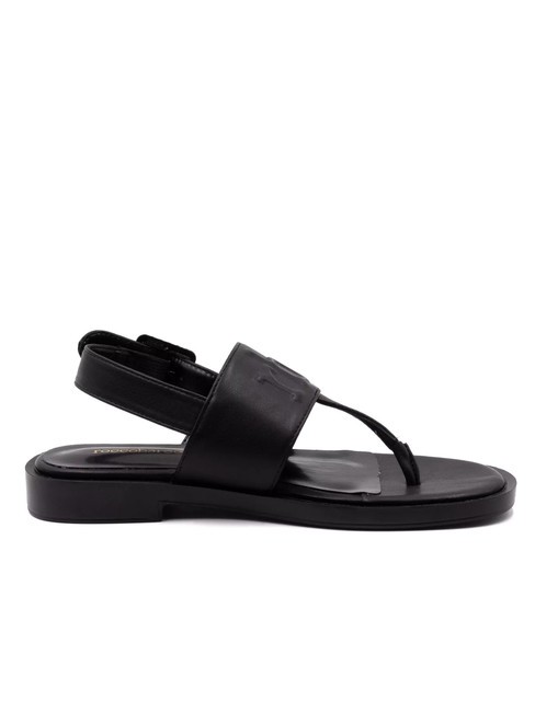 RB Sandalo infradito slingback nero - Scarpe Donna