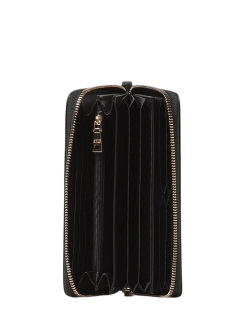 GOLD LETTERING Portafoglio zip around Nero - Portafogli Donna