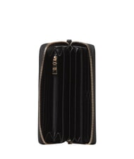 LOVE MOSCHINO GOLD LETTERING Portafoglio zip around Nero - Portafogli Donna - 2