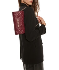 LOVE MOSCHINO QUILTED  Borsetta a tracolla vino - Borse Donna - 4