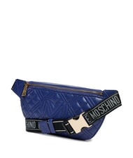 LOVE MOSCHINO QUILTED  Marsupio blu - Borse Donna - 2