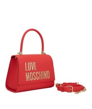 LOVE MOSCHINO LETTERING Mini Bag a mano, con tracolla ROSSO - Borse Donna - 2