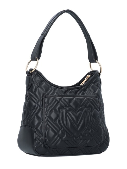 QUILTED  Borsa Hobo a spalla Nero - Borse Donna