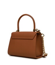 LOVE MOSCHINO LETTERING Mini Bag a mano, con tracolla noce - Borse Donna - 2