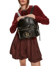 LOVE MOSCHINO GOLDEN HEART  Zainetto Nero - Borse Donna - 4