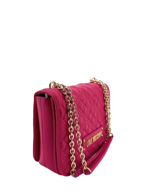QUILTED GOLD CHAIN Borsa a spalla / a tracolla magenta - Borse Donna