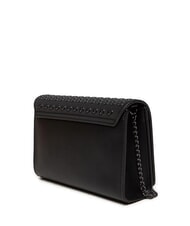 LOVE MOSCHINO CHAIN Borsa a tracolla con microborchie nero/canna fucile - Borse Donna - 2