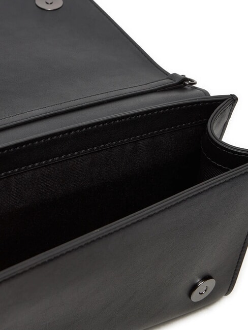 CHAIN Borsa a tracolla con microborchie nero/canna fucile - Borse Donna