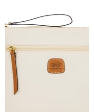 BRIC’S SORRENTO EMMA Borsa piatta a tracolla in canvas PANNA - Borse Donna - 5