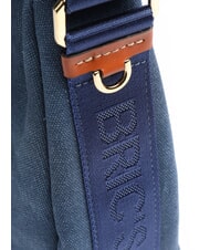 BRIC’S SORRENTO LUNA Borsa mezzaluna in canvas blu - Borse Donna - 3