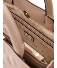 GUESS GIULLY Borsa trapuntata doppi manici light beige - Borse Donna - 3