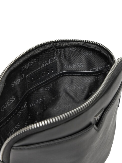 FIRENZE Borsello da uomo in pelle NERO - Tracolle Uomo