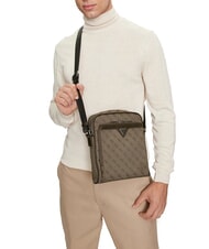 GUESS MILANO Borsello military green - Tracolle Uomo - 4